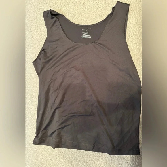 Worthington Womens Ultra Smoothing Crewneck Tank Grey 2xl - Picture 1 of 2